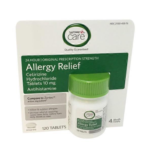 Signature Home Allergy Relief, 24 Hour, Original Prescription Strength
