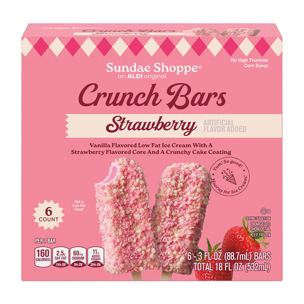 Sundae Shoppe Strawberry Crunch Bar