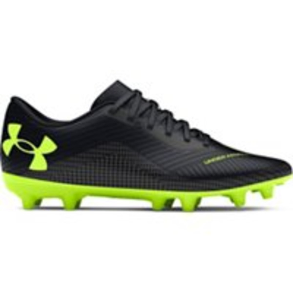 Under Armour Kids' Shadow Select 2 Firm Ground Medium Width Soccer Cleats, Size 4 - Black & White