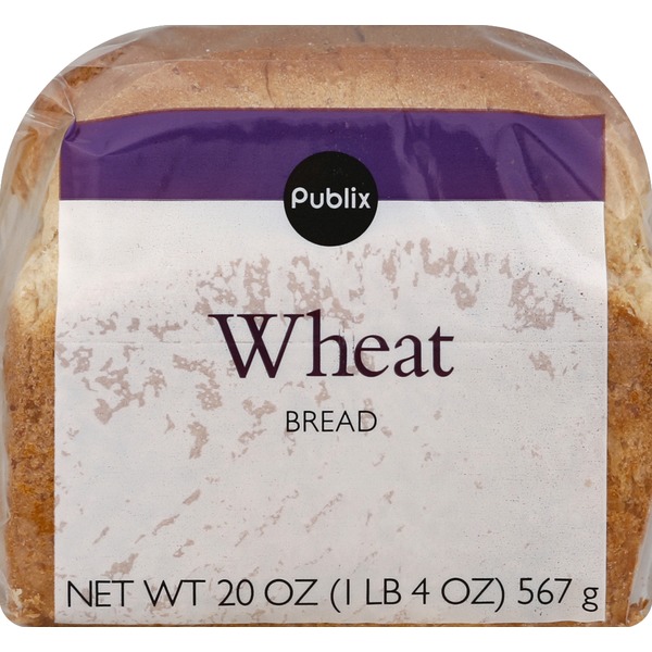 Publix Bread, Wheat (20 oz) Instacart