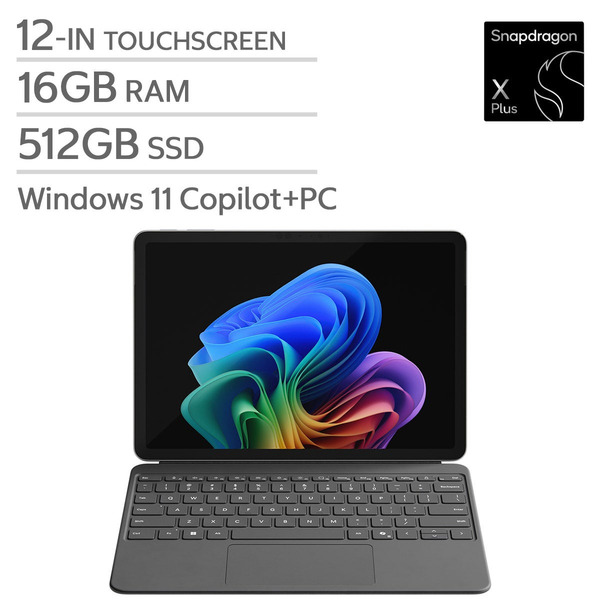 Microsoft Surface Pro Copilot+ PC Touchscreen Laptop Bundle - Qualcomm Snapdragon X Plus
