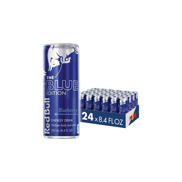 レッドブル　ブルーベリー Red Bull - The Blue Edition Energy Drink - 24/8.4 oz Delivery or