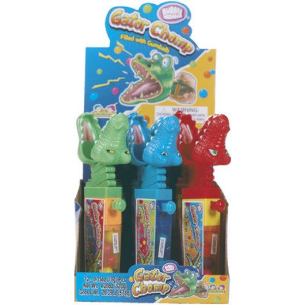 Gator Chomp - Gumball Filled Toy - 12/0.35 oz