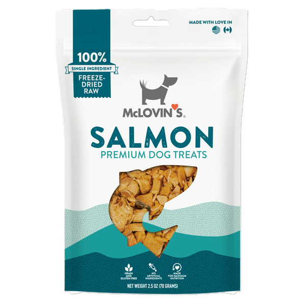 McLovin's Pet Freeze-Dried, Raw Salmon Dog Treats