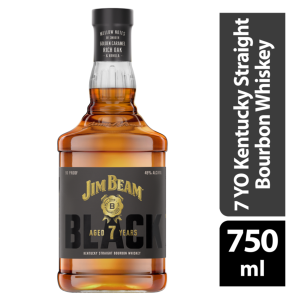 Jim Beam Black 7 Year Old Bourbon Whiskey Same-Day Delivery