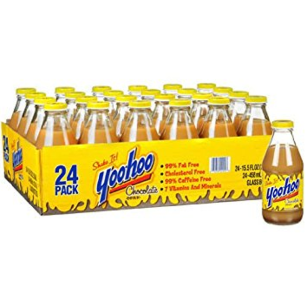 Yoohoo - Chocolate Drink - 24/15.5 oz glass bottles