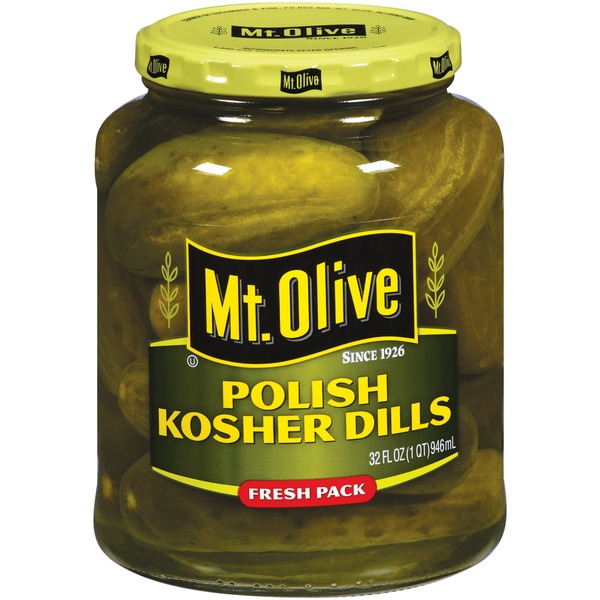 Mt. Olive Polish Kosher Dills Fresh Pack Pickles (32 fl oz) Instacart