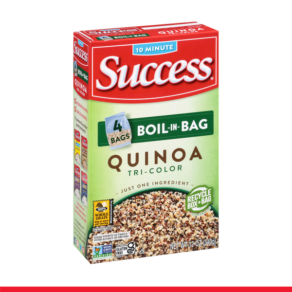 Success Quinoa, Tri-Color, Boil-in-Bag