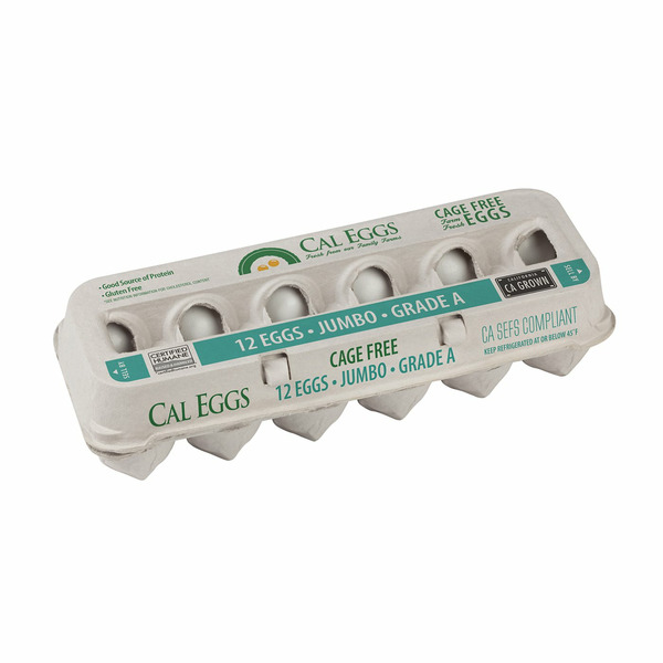 Cal Eggs Cage Free Grade A Jumbo Eggs