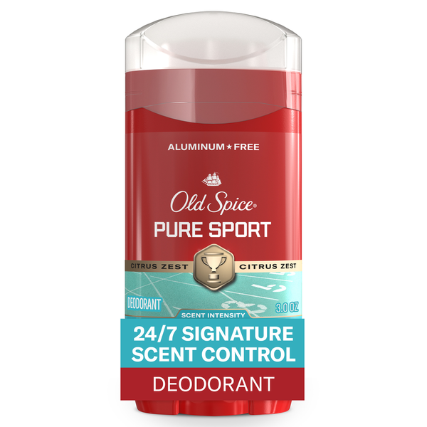 Old Spice Men's Deodorant Aluminum-Free Pure Sport Same-Day