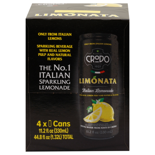 エンフォルド LIMONTA Fonti di Crodo Limonata Sparkling Italian Lemonade Same-Day