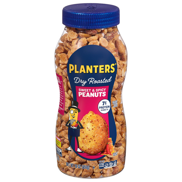 Planters Dry Roasted Sweet & Spicy Peanuts