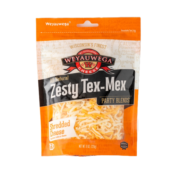 Weyauwega Cheese Zesty Tex-Mex Shredded Cheese Same-Day Delivery