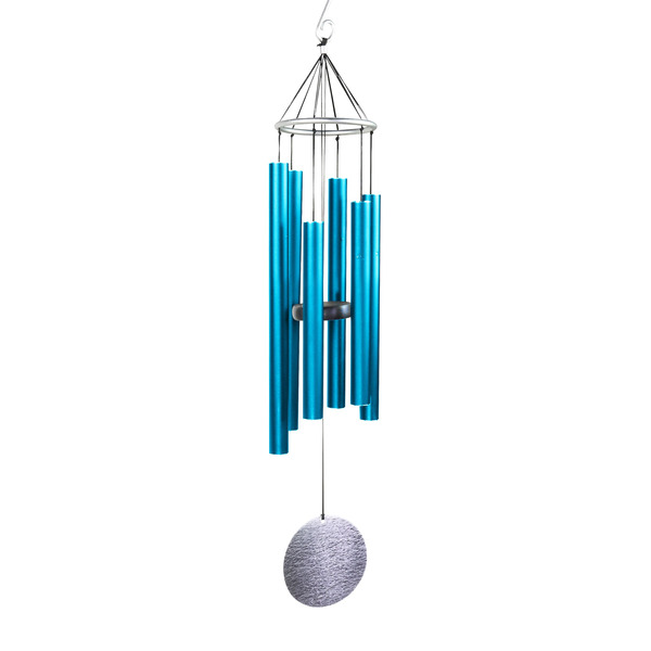 Style Selections 30-in Teal Metal Wind Chime