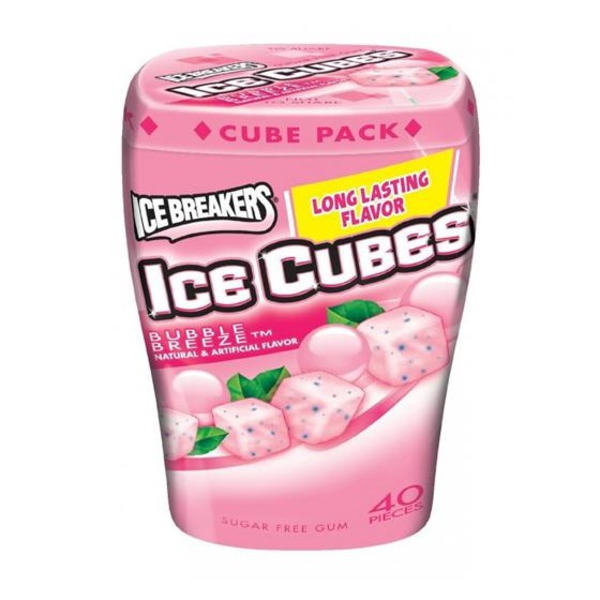 Ice Breakers - Bubble Breeze Ice Cubes Gum - 4 Ct