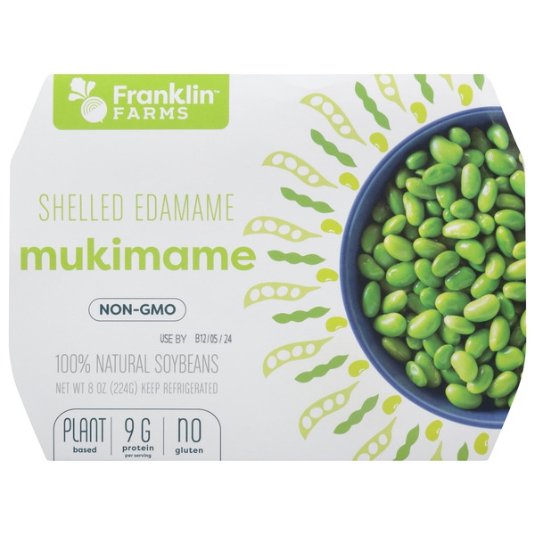 EDAMAME出品になります。 Franklin Farms Mukimame, Shelled Edamame Same-Day Delivery or
