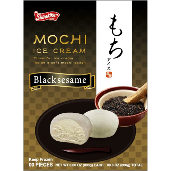 Shirakiku Black Sesame Mochi Ice Cream