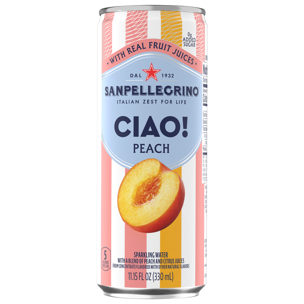 San Pellegrino Peach Sparkling Water