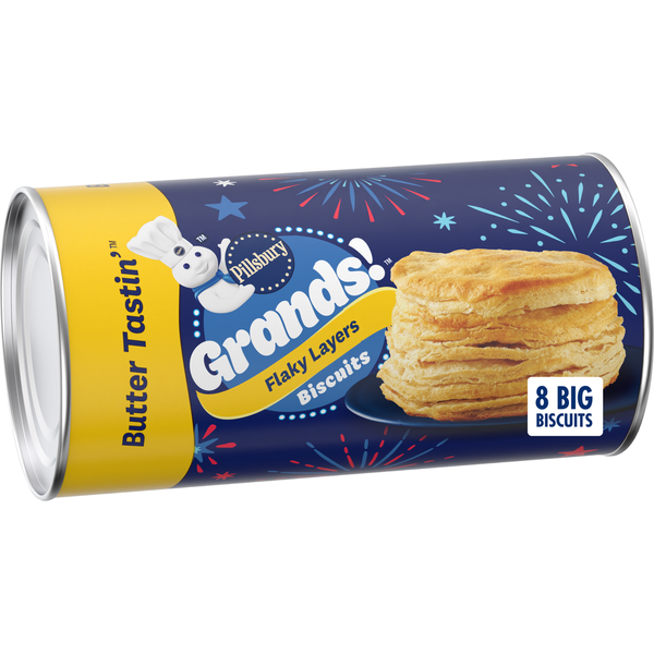 Pillsbury Grands! Flaky Layers Butter Tastin'  Biscuits
