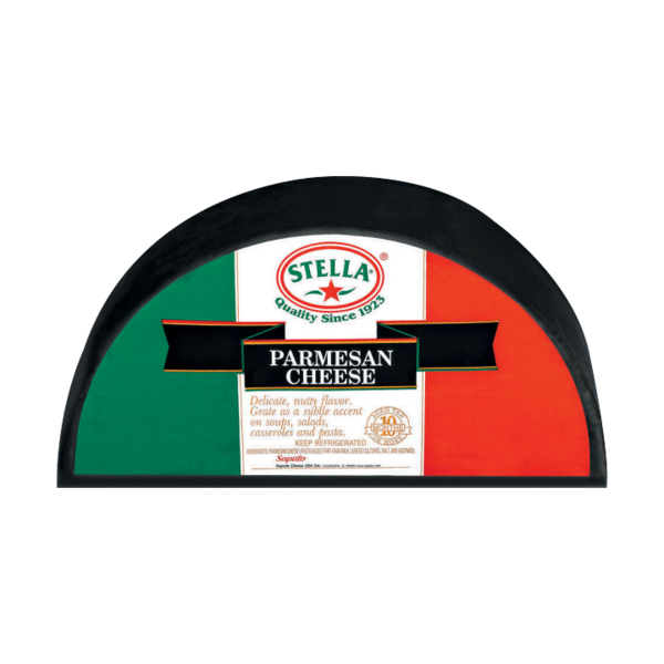 Stella - Black Wax Parmesan Cheese, 1/2 Wheel