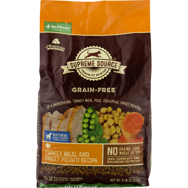 supreme source turkey meal and sweet potato