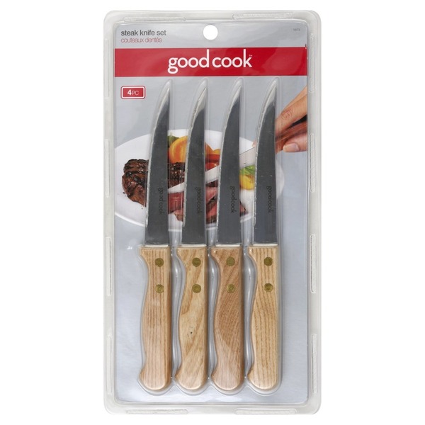 Good Cook Steak Knife, Stainless Steel (4 each) Instacart