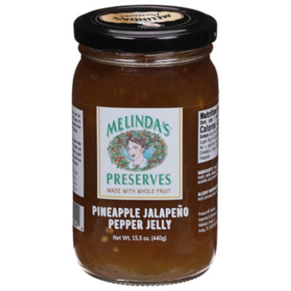 Melinda's Pineapple Jalapeno Pepper Jelly Preserves