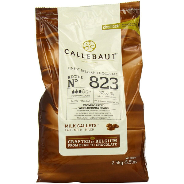 Callebaut - 823 Milk Chocolate Callets - 5.5 lbs