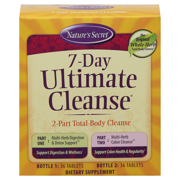 Nature's Secret 7-Day Ultimate Cleanse, Tablets Same-Day Delivery
