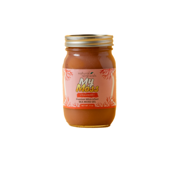 Natural Renewals My Moss + Strawberry Irish Sea Moss Gel Same-Day