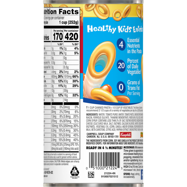 30 Spaghettios Nutrition Label Labels Design Ideas 2020
