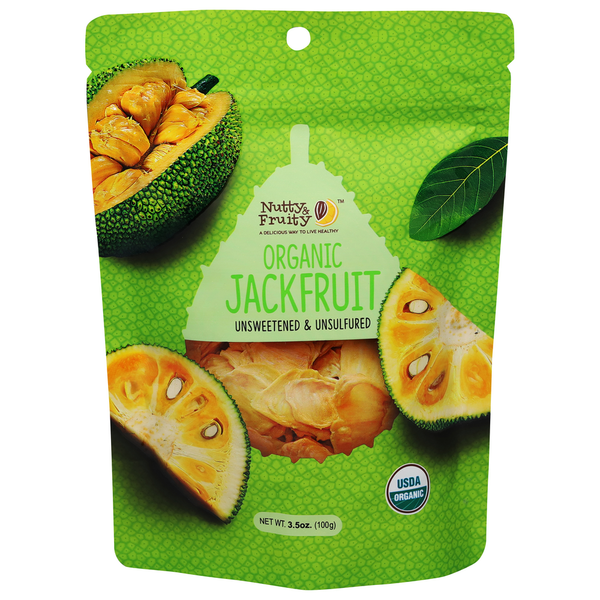 Nutty & Fruity Jackfruit, Organic, Unsweetened & Unsulfured Same