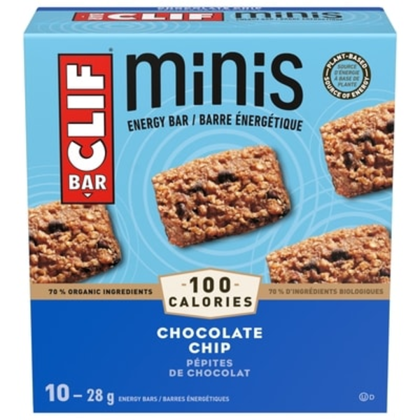 Real Canadian Superstore CLIF BAR Energy Bars, Chocolate Chip, Minis ...