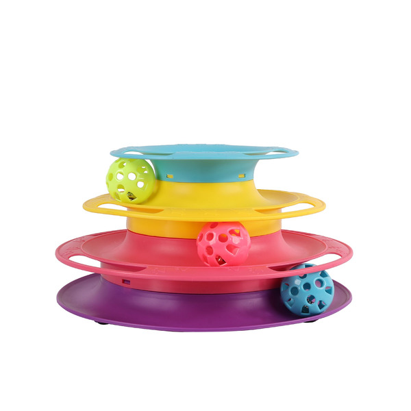 Whisker City 3-Tier Track Cat Toy