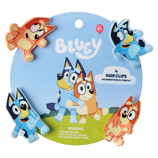 Licensed Character Accessories - Bluey Claw Clips Same-Day