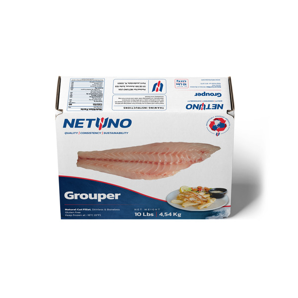 Grouper, Frozen 10-12 Oz - 10 Lb