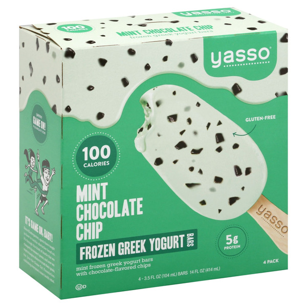 Yasso Mint Chocolate Chip Frozen Greek Yogurt Bars Same-Day
