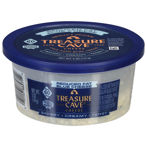 Treasure Cave Cheese, Reduced Fat, Blue Cheese