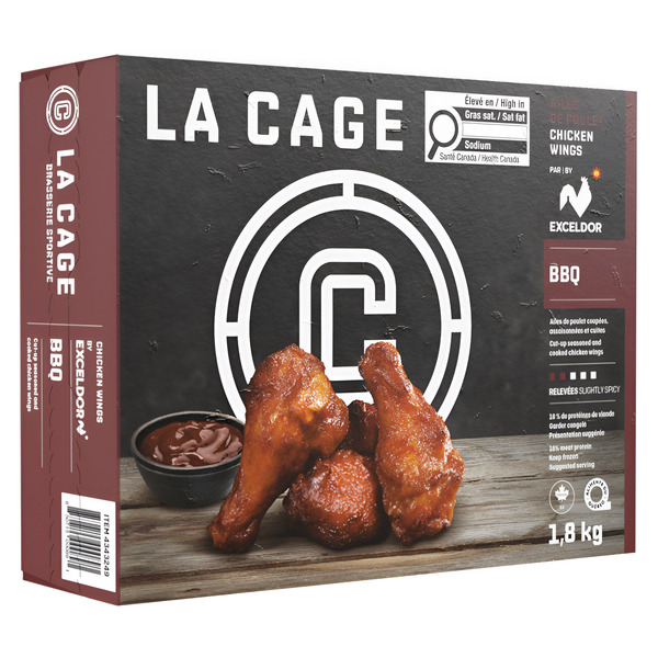 La Cage BBQ Chicken Wings