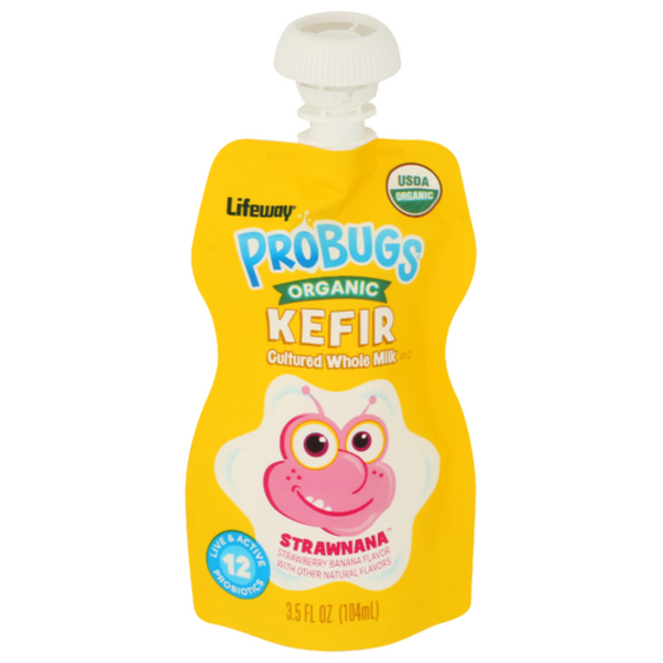 Lifeway Organic Strawnana Probugs Kefir