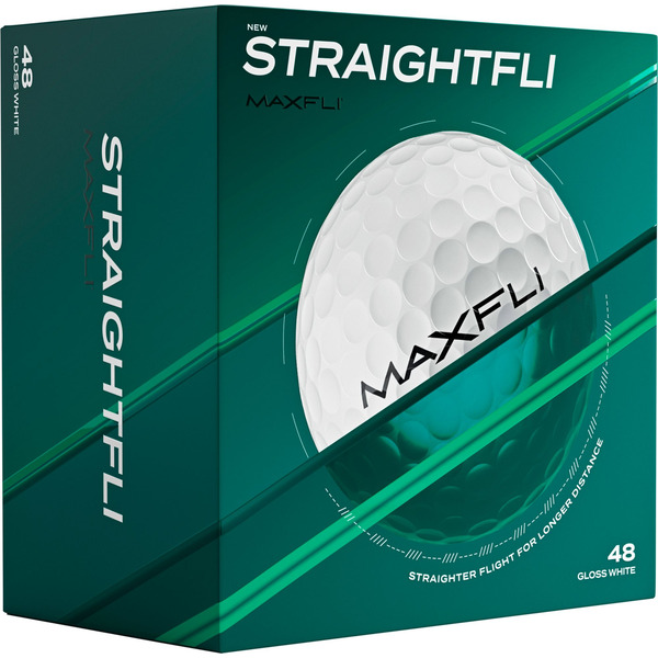 Maxfli StraightFli Golf Balls, 48 Pack - White