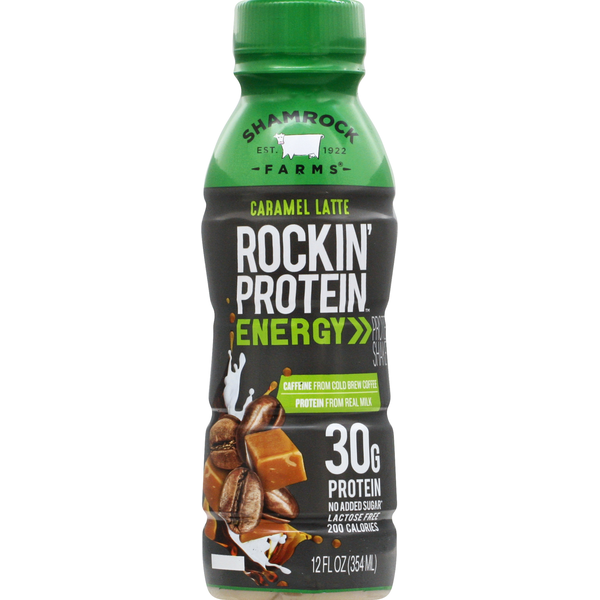 Shamrock Farms Protein Shake, Caramel Latte (12 oz) Instacart
