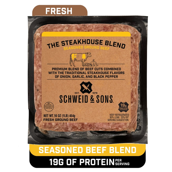 Schweid & Sons The Steakhouse Blend Ground Beef