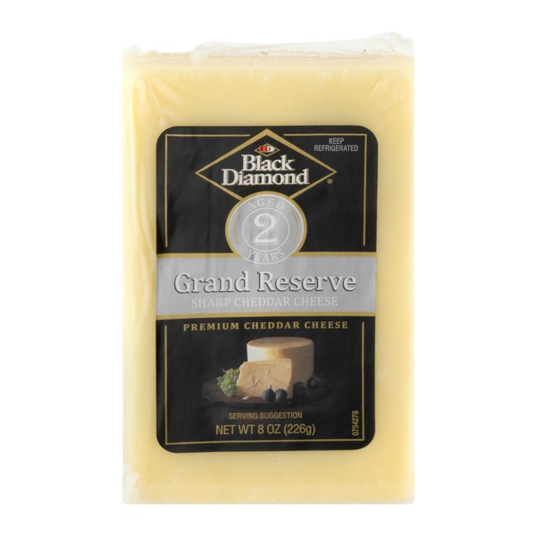 Black Diamond Premium Sharp Cheddar Cheese Grand Reserve Aged 2 Years