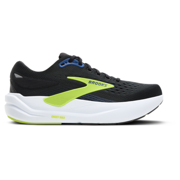 Brooks Men's Ghost Max 3 Running Shoes, Size 12, Medium/D - Black/Navy/Acid Lime