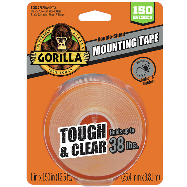 Gorilla Tough & Clear Double Sided Mounting Tape