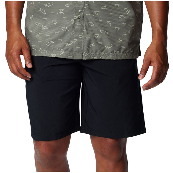 Columbia Men's PFG Grander Marlin III Offshore Shorts, Size 38 - Black