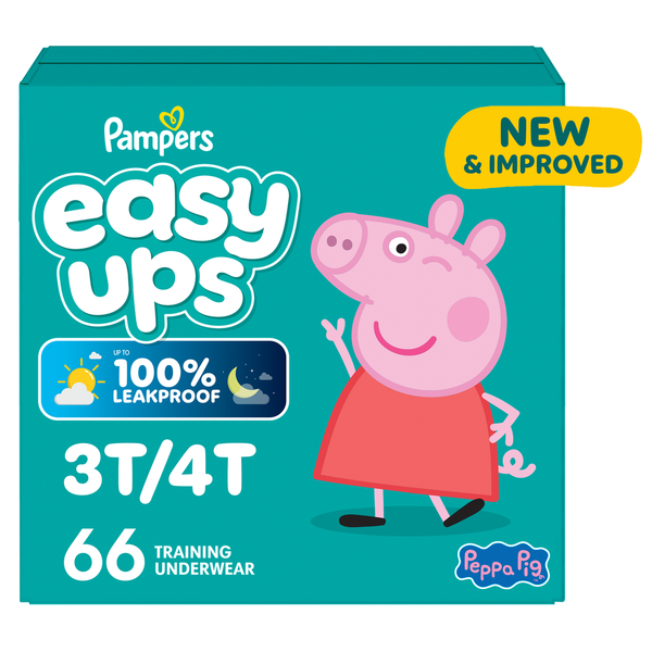 Pampers Easy Ups Training Pants, 3T/4T