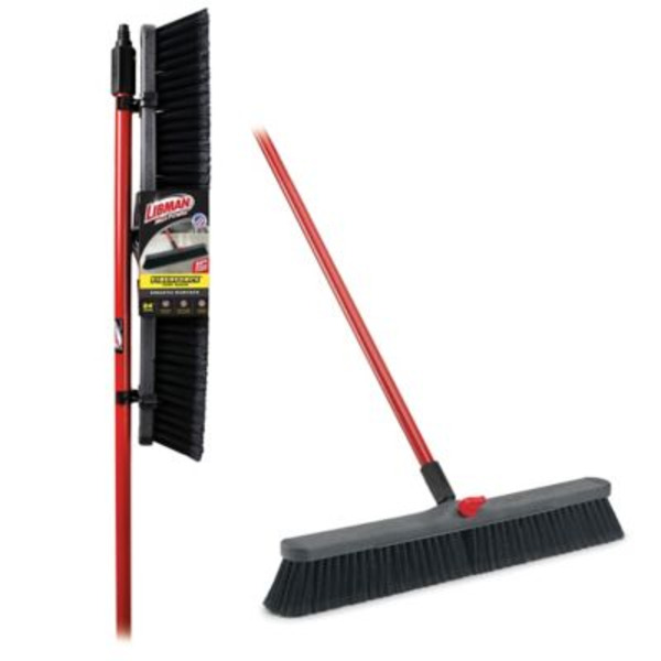 Libman 24 in. Smooth Surface Push Broom