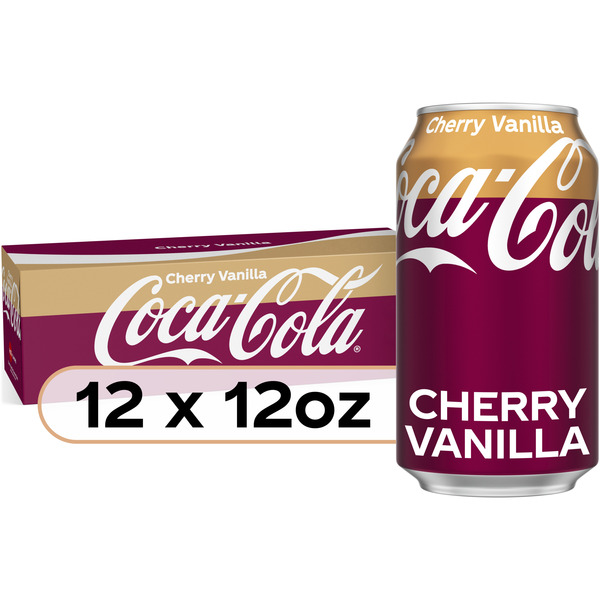 Coca-Cola Cherry Vanilla Flavored Soda Pop Soft Drink Fridge Pack